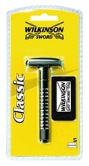 Partahöylä Wilkinson Sword Classic + 5 terää hinta ja tiedot | Parranajo ja karvanpoisto | hobbyhall.fi