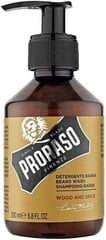 Proraso Wood &amp; Spice -partashampoo, 200 ml hinta ja tiedot | Parranajo ja karvanpoisto | hobbyhall.fi