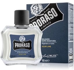 Proraso-partabalsami, azur & limetti, 100 ml hinta ja tiedot | Parranajo ja karvanpoisto | hobbyhall.fi