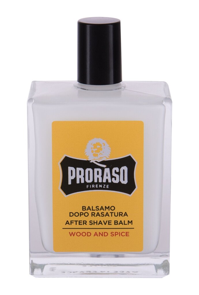 Proraso Wood & Spice, After shave balsami 100 ml hinta ja tiedot | Parranajo ja karvanpoisto | hobbyhall.fi