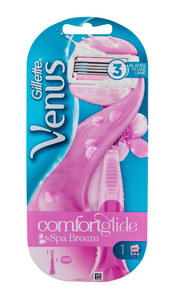 Razor Gillette Venus Spa Breeze 1 kpl. hinta ja tiedot | Parranajo ja karvanpoisto | hobbyhall.fi