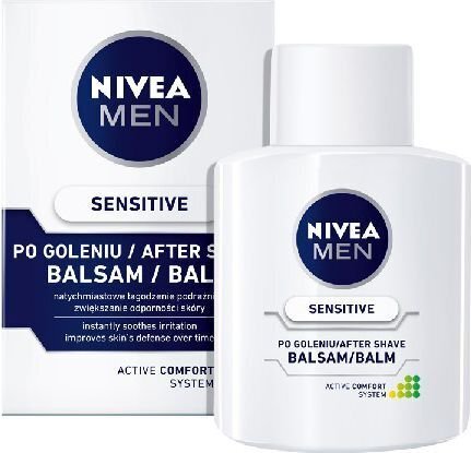 Nivea Men Sensitive partavoide 100 ml hinta ja tiedot | Parranajo ja karvanpoisto | hobbyhall.fi