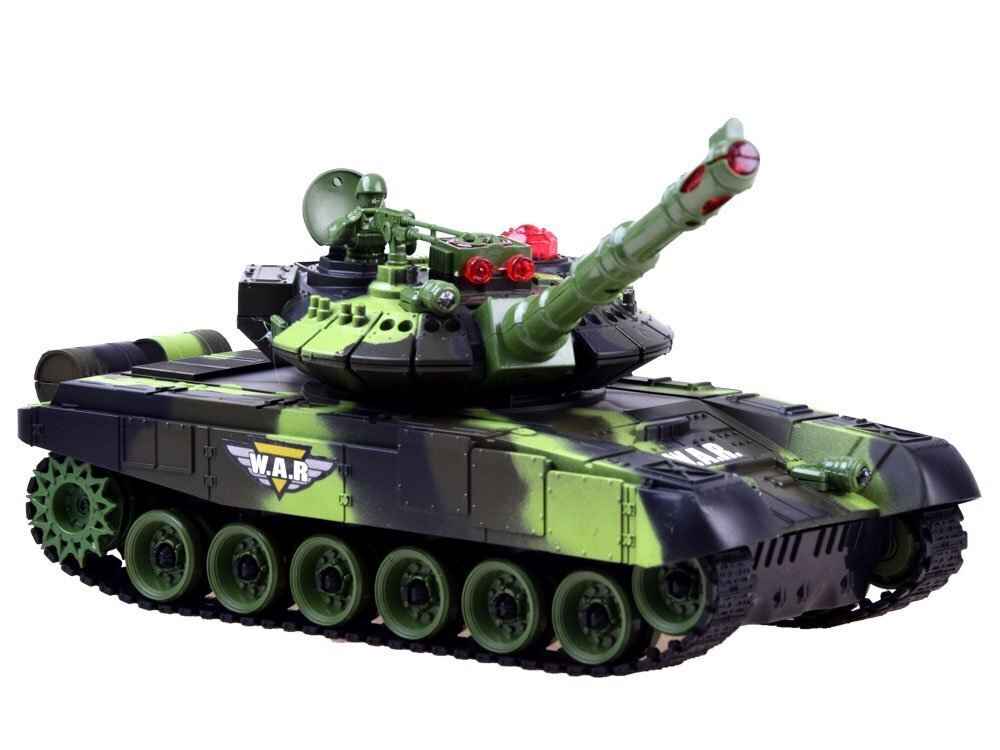 Kauko-ohjattava tankki War Tank, vihreä hinta ja tiedot | Poikien lelut | hobbyhall.fi