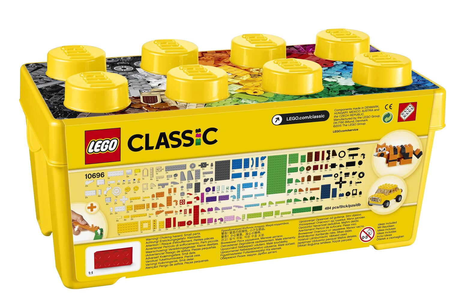 10696 LEGO® Classic keskikokoinen palikkalaatikko hinta ja tiedot | LEGOT ja rakennuslelut | hobbyhall.fi