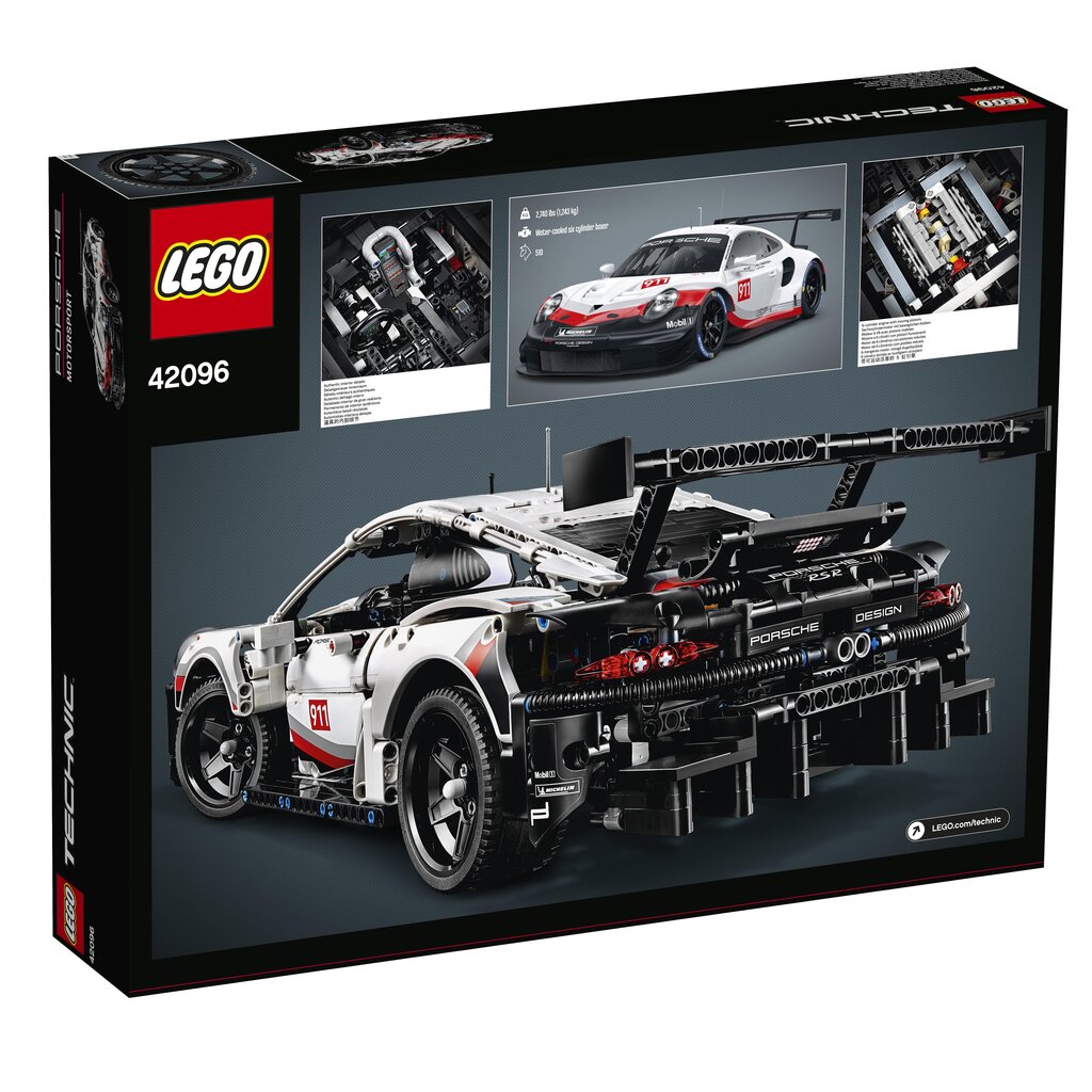 42096 LEGO® Technic Porsche 911 RSR hinta ja tiedot | LEGOT ja rakennuslelut | hobbyhall.fi