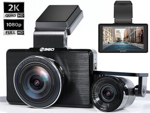 Videonauhuri 360 G500H 2K etukamera + peruutuskamera 1440p, GPS hinta ja tiedot | Autokamerat | hobbyhall.fi