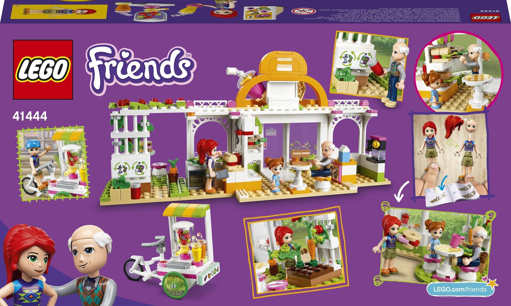 41444 LEGO® Friends Heartlake Cityn luomukahvila hinta ja tiedot | LEGOT ja rakennuslelut | hobbyhall.fi