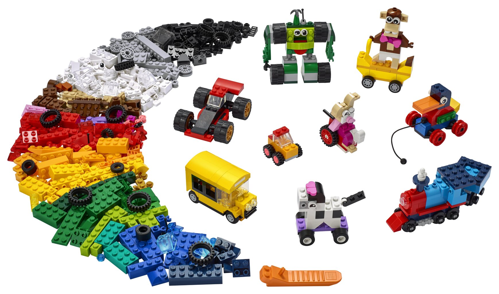 11014 LEGO® Classic palikat ja pyörät hinta ja tiedot | LEGOT ja rakennuslelut | hobbyhall.fi