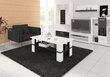 Futura II sohvapöytä, valkoinen/musta hinta ja tiedot | Sohvapöydät | hobbyhall.fi