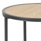 Sohvapöytä Selsey Krapina, 40x55 cm, ruskea/musta hinta ja tiedot | Sohvapöydät | hobbyhall.fi