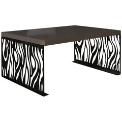 Sohvapöytä ADRK Furniture Mafei, musta kiiltävä hinta ja tiedot | Sohvapöydät | hobbyhall.fi