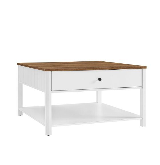 Sohvapöytä 106x60x45 cm, ruskea/musta hinta ja tiedot | Sohvapöydät | hobbyhall.fi
