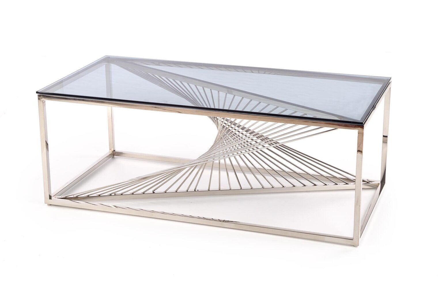 Sohvapöytä Halmar Infinity 120x60 cm, hopea hinta ja tiedot | Sohvapöydät | hobbyhall.fi