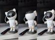 LED 3D valotehosteprojektori, yövalo, astronautti, kosmonautti hinta ja tiedot | Juhlakoristeet | hobbyhall.fi