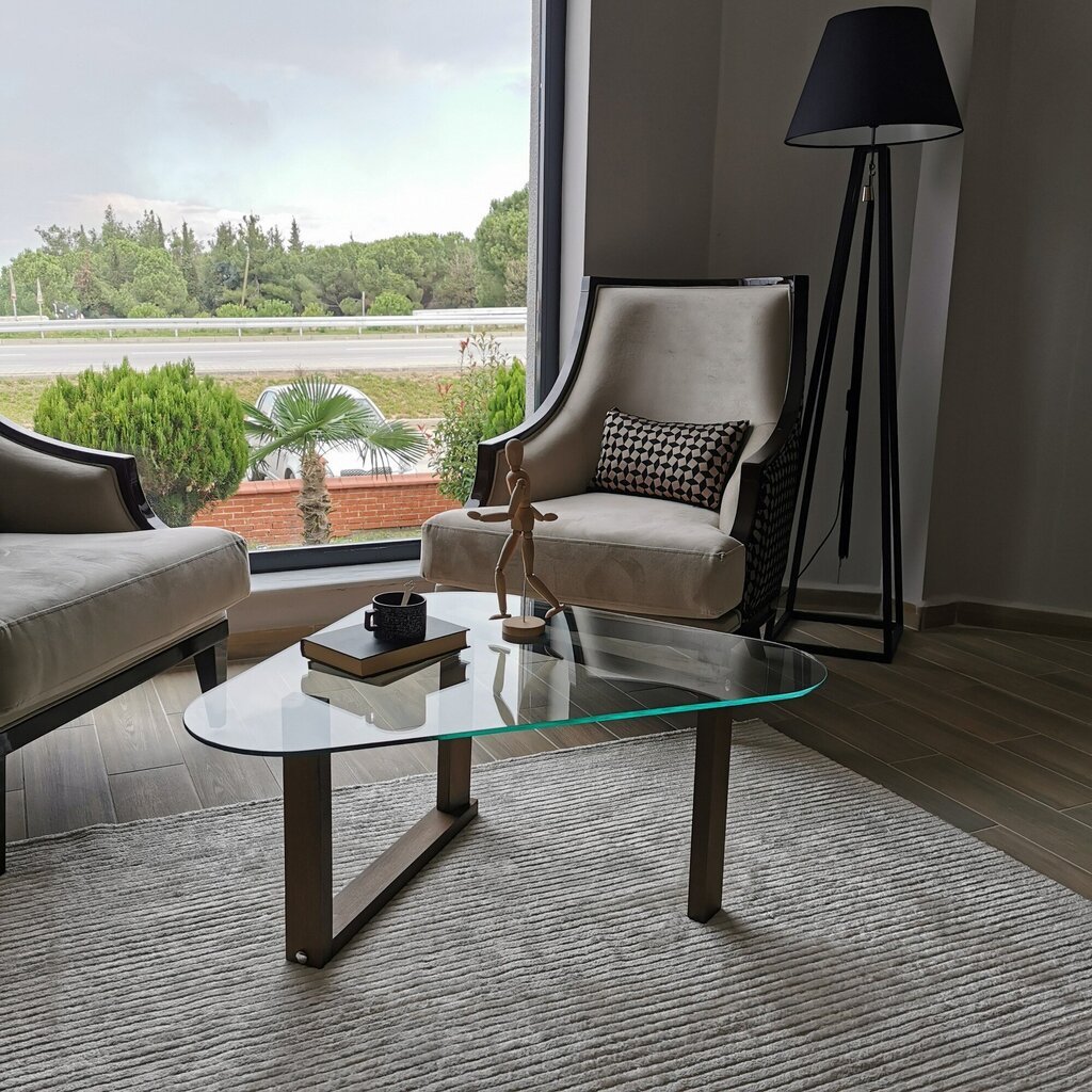 Sohvapöytä Kalune Design Cam Orta, ruskea hinta ja tiedot | Sohvapöydät | hobbyhall.fi