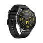 Huawei Watch GT 4 46mm Black Fluoroelastomer 55020BGS hinta ja tiedot | Älykellot | hobbyhall.fi