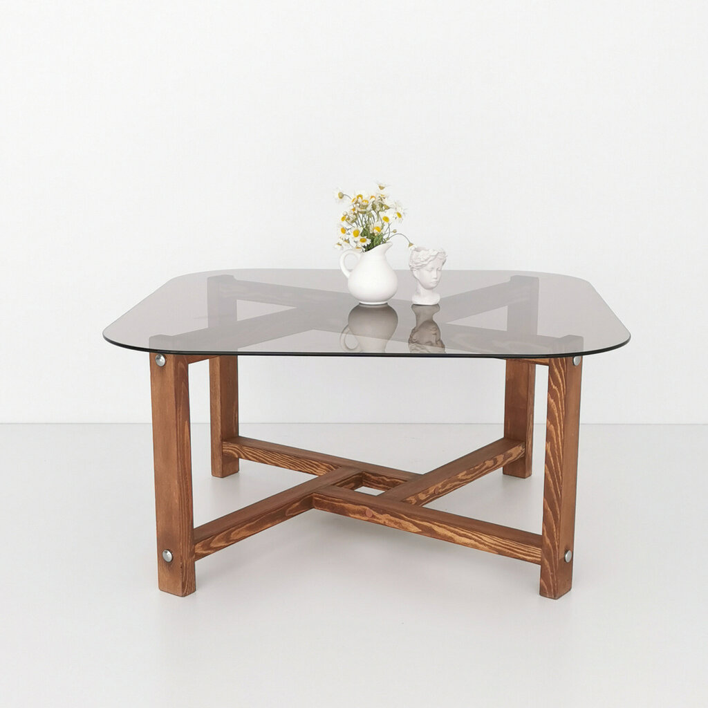 Sohvapöytä Kalune Design Zen, ruskea hinta ja tiedot | Sohvapöydät | hobbyhall.fi