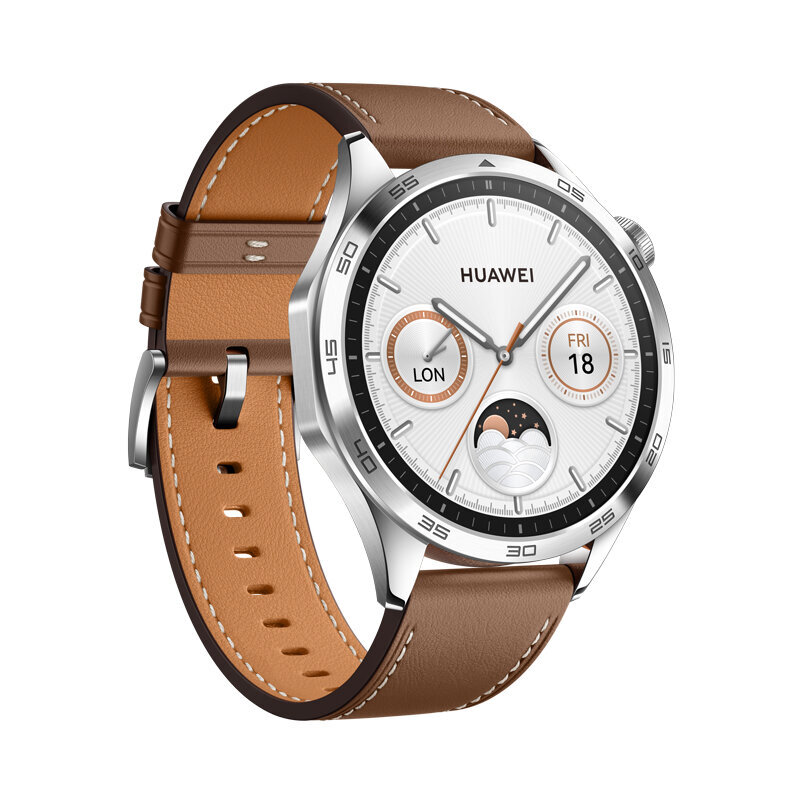 Huawei Watch GT 4 Brown Leather 46mm hinta ja tiedot | Älykellot | hobbyhall.fi