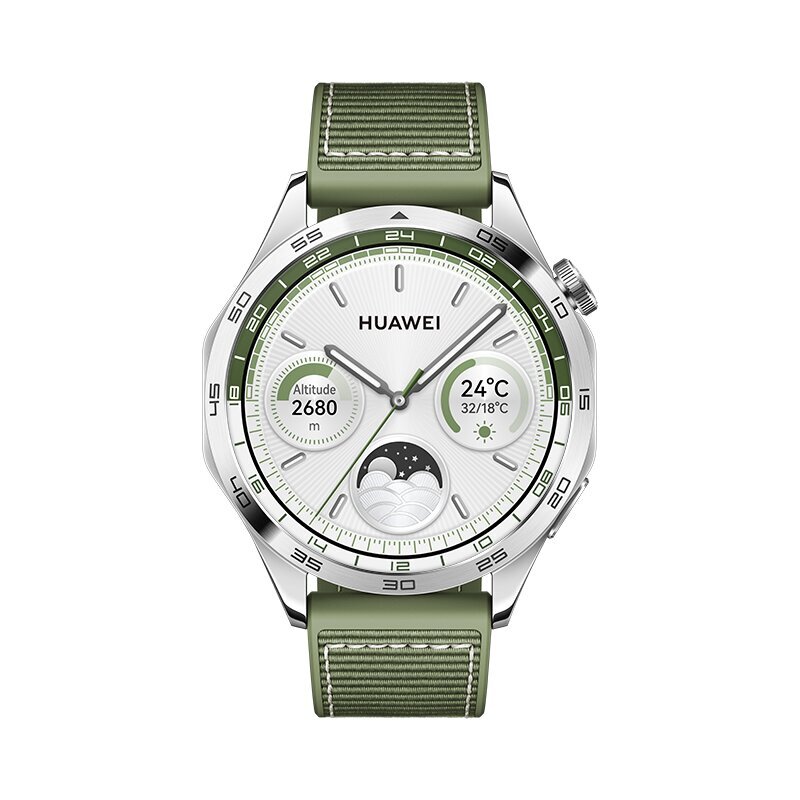 Huawei Watch GT 4 46mm Green Woven 55020BGV hinta ja tiedot | Älykellot | hobbyhall.fi