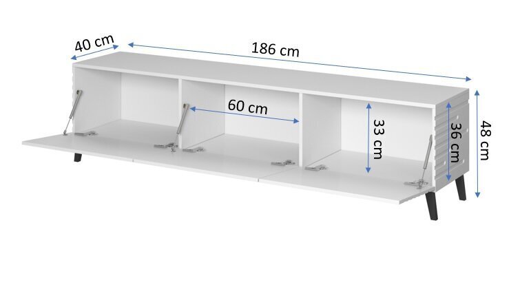 TV-taso Nova, valkoinen hinta ja tiedot | TV-tasot | hobbyhall.fi