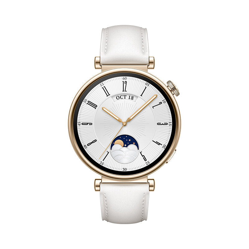 Huawei Watch GT 4 41mm White Leather 55020BJB hinta ja tiedot | Älykellot | hobbyhall.fi