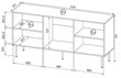 Lipasto Bim Hole, musta hinta ja tiedot | Lipastot | hobbyhall.fi