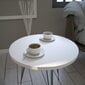 Pöytä Kalune Design Sandalf, valkoinen hinta ja tiedot | Sohvapöydät | hobbyhall.fi
