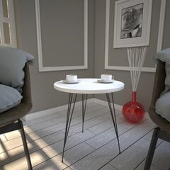 Pöytä Kalune Design Sandalf, valkoinen hinta ja tiedot | Sohvapöydät | hobbyhall.fi