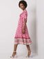 Vaaleanpunainen mekko printillä hinta ja tiedot | Mekot | hobbyhall.fi