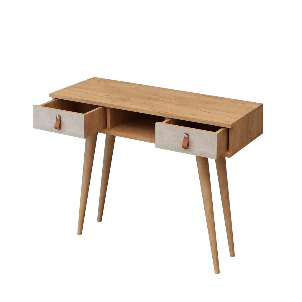 Kalune Design Lawen tv-pöytä, ruskea/valkoinen hinta ja tiedot | Sohvapöydät | hobbyhall.fi