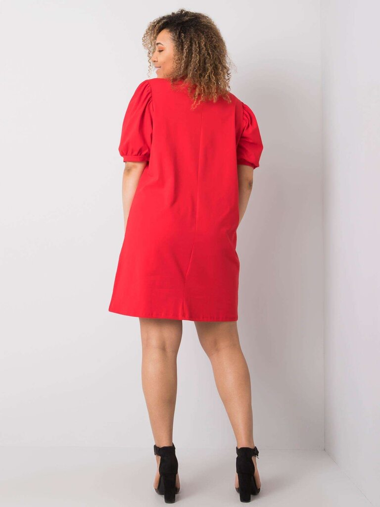 Naisten punainen plus-kokoinen mekko hinta ja tiedot | Mekot | hobbyhall.fi