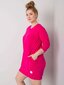 Fuchsia plus size -mekko taskuilla hinta ja tiedot | Mekot | hobbyhall.fi