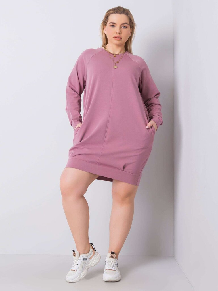 Punainen plus size -mekko, jossa pitkät hihat hinta ja tiedot | Mekot | hobbyhall.fi