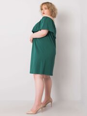 Naisten tummanvihreä plus size -mekko hinta ja tiedot | Mekot | hobbyhall.fi