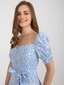 Naisten valkoinen-sininen rento mekko hinta ja tiedot | Mekot | hobbyhall.fi