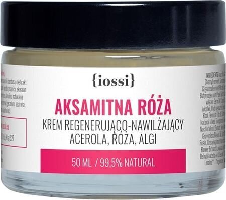 Velvet Rose uudistava ja kosteuttava kasvovoide acerola & rose & levät 50ml hinta ja tiedot | Kasvovoiteet | hobbyhall.fi