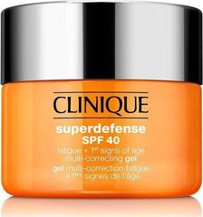 Clinique Superdefense Broad Spectrum Spf40 väsymys + ensimmäiset iän merkit moninkertaisesti korjaava geeli 30 ml hinta ja tiedot | Kasvovoiteet | hobbyhall.fi