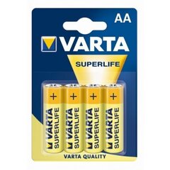 Paristot Varta Superlife AA, 4 kpl hinta ja tiedot | Varta Kodin remontointi | hobbyhall.fi