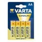 Paristot Varta Superlife/Super Heavy Duty, AA (LR6), 4 kpl hinta ja tiedot | Paristot | hobbyhall.fi