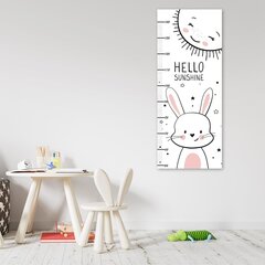 Lasten pituusmittari, Hei aurinko, 40x100 cm hinta ja tiedot | Taulut | hobbyhall.fi