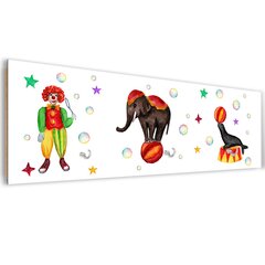 Seinäripustin, Sirkus, 90x30cm hinta ja tiedot | Naulakot | hobbyhall.fi