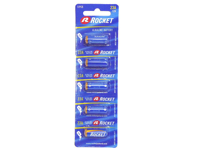 Rocket Alkaline LR23 12V paristot, 5 kpl hinta ja tiedot | Paristot | hobbyhall.fi