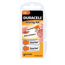 Duracell akku A13 / DA13 / ZL13 6kpl hinta ja tiedot | Paristot | hobbyhall.fi