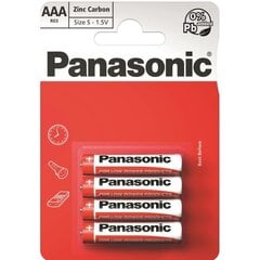 Panasonic akku R03RZ/4B hinta ja tiedot | Paristot | hobbyhall.fi