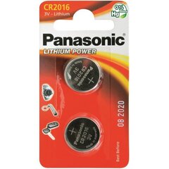 Panasonic -akku Lithium CR2016 2BP, 2 kpl hinta ja tiedot | Paristot | hobbyhall.fi