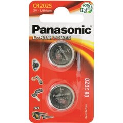 Panasonic CR2025/2B -akku hinta ja tiedot | Paristot | hobbyhall.fi