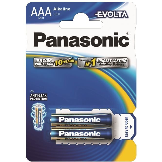 Panasonic Evolta LR03 (AAA) -akku hinta ja tiedot | Paristot | hobbyhall.fi