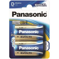 Panasonicin akku Evolta LR20 (D) hinta ja tiedot | Paristot | hobbyhall.fi