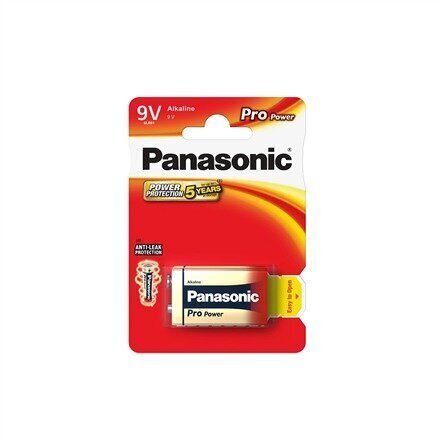 Panasonicin akku Pro Power 6LR61 (9V) hinta ja tiedot | Paristot | hobbyhall.fi