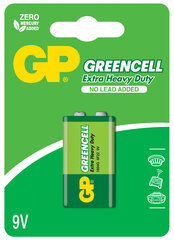 GP Greencell akku 6F22 (9V) hinta ja tiedot | Paristot | hobbyhall.fi